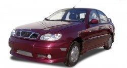 1 599 р. Пороги накладки Sprint  Chevrolet Lanos ( T100,  T150,  седан) (1997-2017), Daewoo Sense  Т100 (1997-2008), ЗАЗ Chance ( седан,  хэтчбэк) (2009-2017), ЗАЗ Sens ( седан,  хэтчбэк) (2007-2017) (Неокрашенные). Увеличить фотографию 1