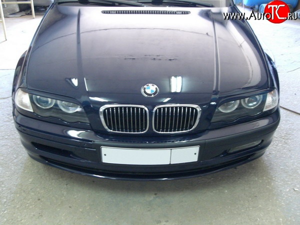 999 р. Реснички CarZone  BMW 3 серия  E46 (1998-2001) (Неокрашенные)