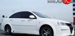 9 799 р. Передний бампер Rieger  Chevrolet Lacetti  седан (2002-2013) (Неокрашенный). Увеличить фотографию 3