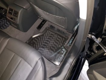 2 599 р. Комплект ковриков в салон Aileron 3D (с подпятником)  Audi A5  F5 (2016-2020). Увеличить фотографию 1