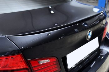 3 399 р. Лип спойлер PRO АВТОКРАТ  BMW 5 серия ( F11,  F10) (2009-2013) (Неокрашенный). Увеличить фотографию 2