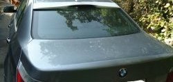 1 549 р. Козырёк на заднее лобовое стекло Style BMW 5 серия E60 седан дорестайлинг (2003-2007). Увеличить фотографию 1
