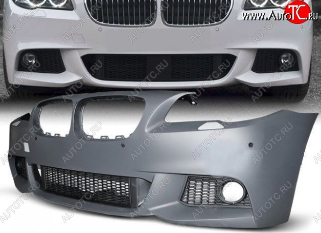 30 949 р. Передний бампер M-pakiet  BMW 5 серия ( F11,  F10) (2009-2017) (Неокрашенный)
