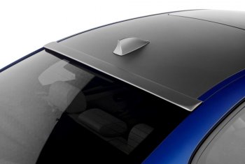 3 499 р. Спойлер на стекло Autostl  BMW 5 серия  F10 (2009-2013) (Неокрашенный). Увеличить фотографию 1