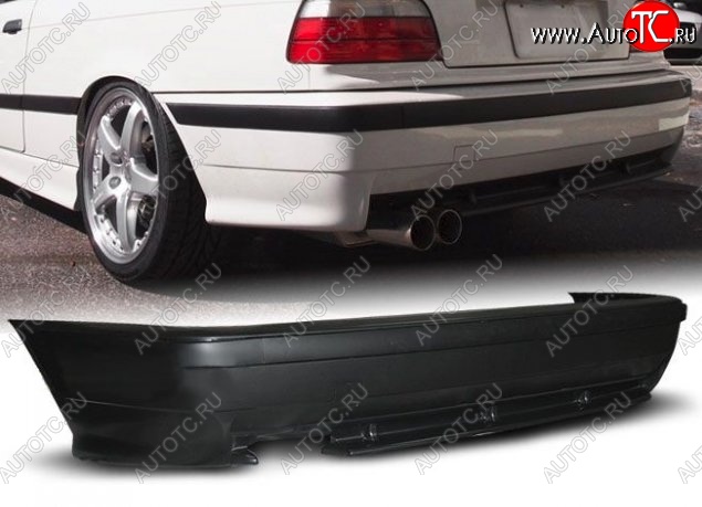 16 899 р. Задний бампер M-Style  BMW 3 серия  E36 (1990-2000) (Неокрашенный)