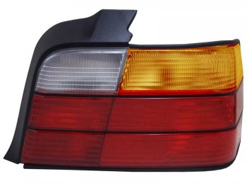 Правый фонарь задний SAT (желтый поворотник) BMW 3 серия E36 седан (1990-2000)