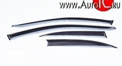 999 р. Комплект дефлекторов окон (ветровиков) 4 шт. (универсал) Russtal  BMW 3 серия  E46 (1998-2001). Увеличить фотографию 1