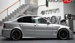 8 149 р. Пороги накладки Prior Design  BMW 3 серия  E46 (1998-2005) (Неокрашенные). Увеличить фотографию 1