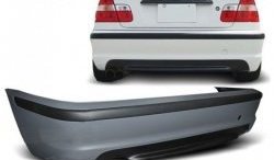 33 949 р. Задний бампер (седан) M-pakiet v1  BMW 3 серия  E46 (1998-2005) (Неокрашенный). Увеличить фотографию 1