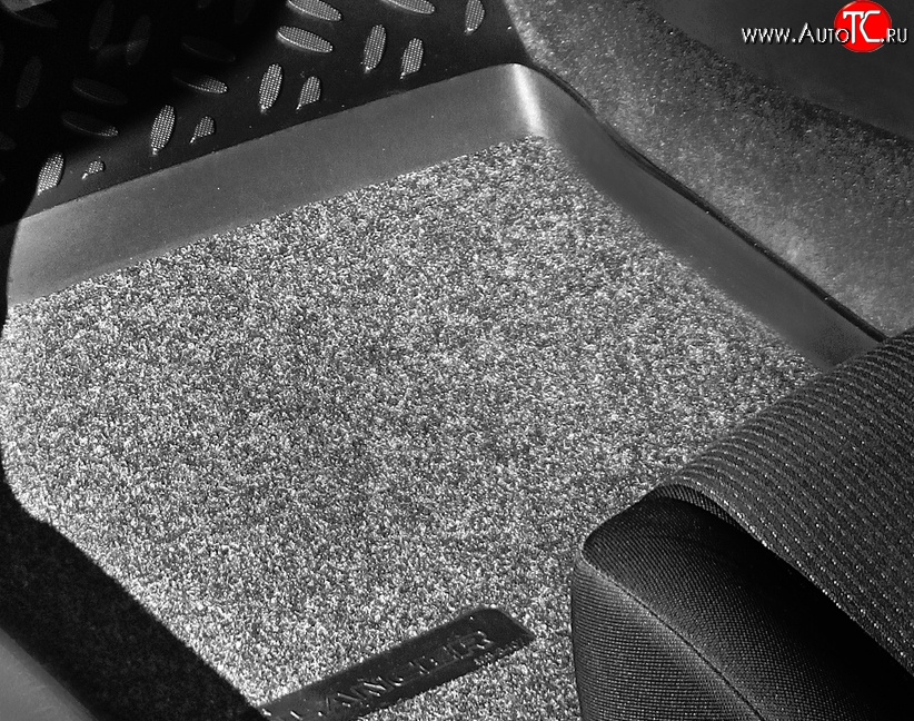 3 369 р. Комплект ковриков в салон Aileron 4 шт. (полиуретан, покрытие Soft)  BMW X5  E70 (2006-2013)