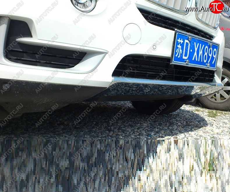 5 449 р. Накладка на передний бампер SuvStyle  BMW X5  F15 (2013-2018) (Неокрашенная)