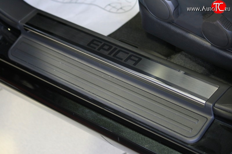 2 339 р. Комплект накладок на порожки автомобиля Novline  Chevrolet Epica  V250 (2006-2012)