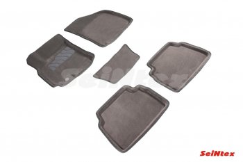 3 879 р. Комплект ворсовых 
 ковриков в салон Seintex (3D)  Chevrolet Lacetti ( седан,  универсал,  хэтчбек) (2002-2013) (Серый). Увеличить фотографию 1