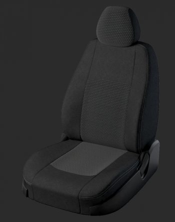 4 049 р. Чехлы для сидений Lord Autofashion Турин (жаккард, спинка 60/40+подлокотник, 2 П- и 1 Г- образных подголовника) Chevrolet Lacetti седан (2002-2013) (Чёрный, вставка Чёрный Мокка). Увеличить фотографию 1