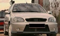 6 249 р. Передний бампер CT  Chevrolet Lanos  T100 (1997-2017), Daewoo Sense  Т100 (1997-2008), ЗАЗ Sens ( седан,  хэтчбэк) (2007-2017) (Неокрашенный). Увеличить фотографию 2