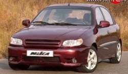 Пороги накладки (хетчбек) Nika 2 Chevrolet Lanos T100 седан (2002-2017)