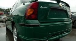 4 349 р. Задний бампер Дельта  Chevrolet Lanos ( T100,  T150,  седан) (1997-2017), Daewoo Sense  Т100 (1997-2008), ЗАЗ Chance  седан (2009-2017), ЗАЗ Sens  седан (2007-2017) (Неокрашенный). Увеличить фотографию 1