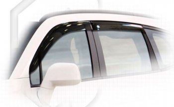 1 989 р. Дефлектора окон CA-Plastiс  Chevrolet Orlando (2011-2018) (Classic полупрозрачный, Без хром.молдинга). Увеличить фотографию 1
