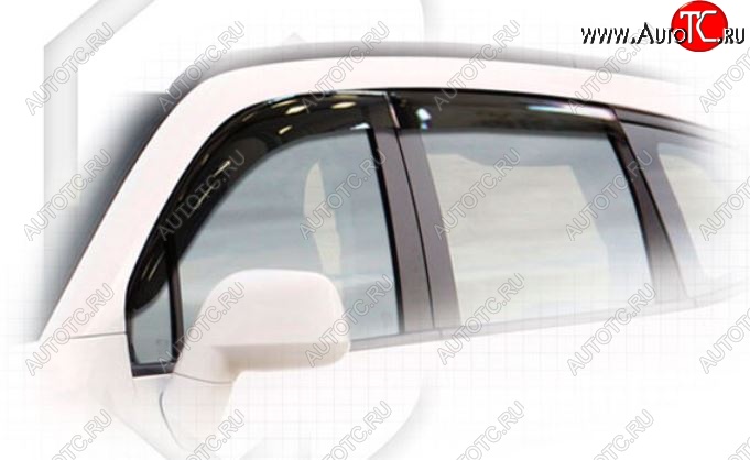 1 989 р. Дефлектора окон CA-Plastiс  Chevrolet Orlando (2011-2018) (Classic полупрозрачный, Без хром.молдинга)