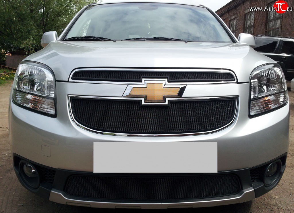 1 469 р. Сетка воздухозаборника переднего бампера Russtal  Chevrolet Orlando (2011-2018)