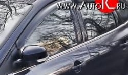 Комплект дефлекторов окон (ветровиков) 4 шт. Russtal Ford Focus 2 седан рестайлинг (2007-2011)