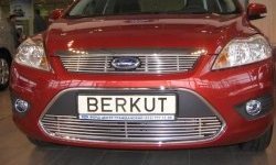 4 999 р. Декоративная вставка решетки радиатора Berkut Ford Focus 2 хэтчбэк 5 дв. рестайлинг (2007-2011). Увеличить фотографию 1