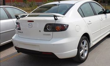 5 999 р. Спойлер Универсальный R-8 (для крышки багажника шириной 115, 119 и 123 см) Mazda 3/Axela BK дорестайлинг седан (2003-2006) (Неокрашенный). Увеличить фотографию 23