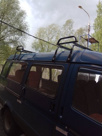 Багажник на крышу Голицыно (2 секции) ГАЗ Соболь 2752 дорестайлинг цельнометаллический фургон (1998-2002)