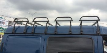 7 499 р. Багажник на крышу Голицыно (2 секции)  ГАЗ Баргузин  2217 автобус - Соболь ( 2217 автобус,  2752,  2217 Бизнес автобус,  2752,Бизнес). Увеличить фотографию 2