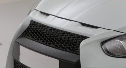 10 999 р. Передний бампер Lexus Style  Hyundai Solaris ( 1 седан,  1 хэтчбек) (2010-2014) (Неокрашенный). Увеличить фотографию 4