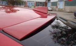 2 799 р. Козырёк на заднее лобовое стекло Sport v2 Hyundai Solaris 1 седан RBr дорестайлинг (2010-2014) (Неокрашенный). Увеличить фотографию 1