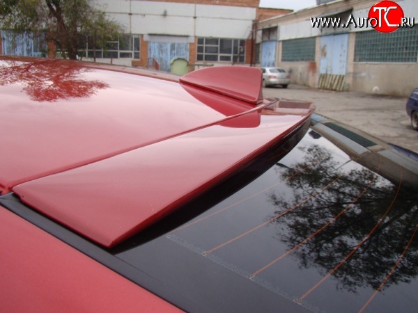 2 799 р. Козырёк на заднее лобовое стекло Sport v2 Hyundai Solaris 1 седан RBr дорестайлинг (2010-2014) (Неокрашенный)