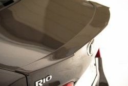 5 999 р. Лип спойлер BS  KIA Rio  3 QB (2011-2017) (Неокрашенный). Увеличить фотографию 1