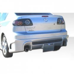 9 949 р. Задний бампер RAVEN DESIGN Mazda 3/Axela BK дорестайлинг седан (2003-2006) (Неокрашенный). Увеличить фотографию 1