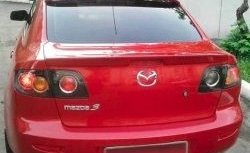 4 599 р. Козырёк на заднее стекло CT v2  Mazda 3/Axela  BK (2003-2006) (Неокрашенный). Увеличить фотографию 3