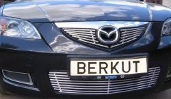 3 999 р. Декоративная вставка решетки радиатора Berkut Mazda 3/Axela BK дорестайлинг седан (2003-2006). Увеличить фотографию 1