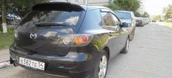 3 199 р. Клыки на задний бампер Style Mazda 3/Axela BK дорестайлинг, хэтчбэк (2003-2006) (Неокрашенная). Увеличить фотографию 1