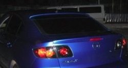 4 899 р. Козырёк на заднее стекло CT  Mazda 3/Axela  BK (2003-2006) (Неокрашенный). Увеличить фотографию 1