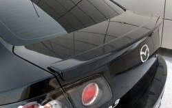 2 469 р. Лип спойлер Сток 2л  Mazda 3/Axela  BK (2003-2009) (Неокрашенный). Увеличить фотографию 1