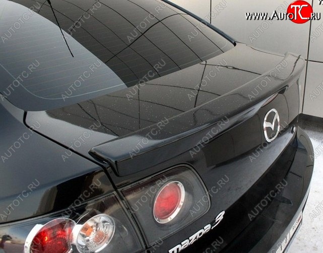 2 469 р. Лип спойлер Сток 2л  Mazda 3/Axela  BK (2003-2009) (Неокрашенный)