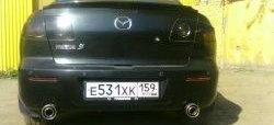 Лип спойлер Узкий Mazda 3/Axela BK дорестайлинг седан (2003-2006)