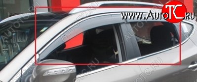 4 299 р. Комплект дефлекторов окон (ветровиков) 4 шт. СТ  Mazda CX-5  KE (2011-2017)