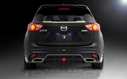 23 749 р. Накладка на задний бампер ROWEN  Mazda CX-5  KE (2011-2017) (Неокрашенная). Увеличить фотографию 5