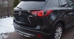 5 699 р. Лип спойлер CT  Mazda CX-5  KE (2011-2017) (Неокрашенный). Увеличить фотографию 6