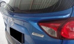 5 699 р. Лип спойлер CT  Mazda CX-5  KE (2011-2017) (Неокрашенный). Увеличить фотографию 1