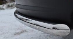 11 449 р. Одинарная защита заднего бампера из трубы диаметром 42 мм Russtal  Mazda CX-5  KE (2011-2017). Увеличить фотографию 3