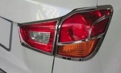 Накладки на фонари СТ Mitsubishi ASX дорестайлинг (2010-2012)