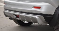 3 999 р. Накладка на задний бампер Impul  Nissan Juke  1 YF15 (2010-2014) (Неокрашенная). Увеличить фотографию 1