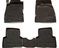Комплект ковриков в салон Aileron 4 шт. (полиуретан, покрытие Soft) Nissan Juke 1 YF15 дорестайлинг (2010-2014)