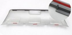 2 849 р. Накладка на задний бампер CT  Nissan Qashqai  1 (2007-2013) (Неокрашенная). Увеличить фотографию 2